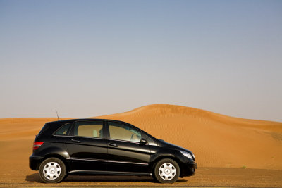 Mercedes B150 in the Desert