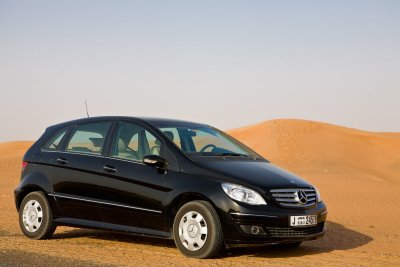 Mercedes B150 in the Desert