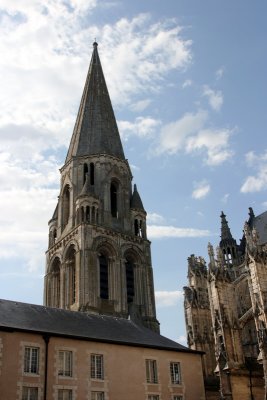 Le clocher de l'Abbatiale de la Trinit