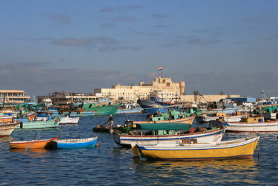 Le port et  le fort Qaytbay