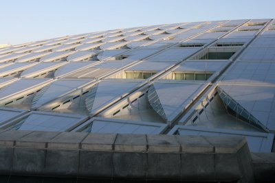 Le toit de la Bibliotheca Alexandrina