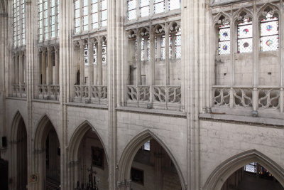 Le triforium de l'Abbatiale