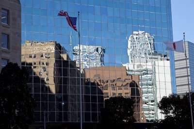 Reflections in University Street