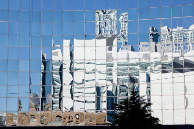 Reflections in University Street