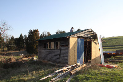 Next the OSB went up