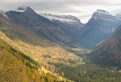 Logan Pass and Going To The Sun Road in Autumn