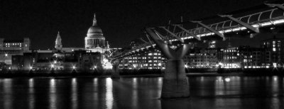 Millennium Bridge and St. Paul's