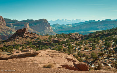 The Henry Mountains from Panorama Point