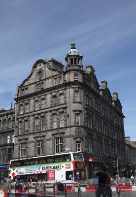 Edinburgh -in front of our hotel