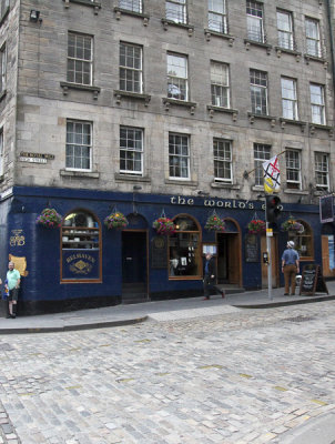 Edinburgh- Royal Mile-World's End Pub...great haggis!!