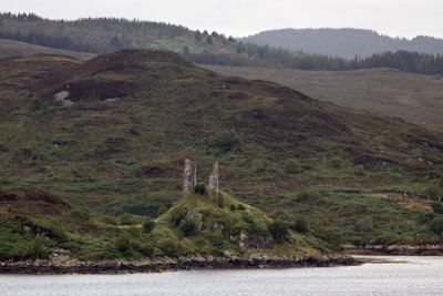 Isle of Skye castle Moil ruins