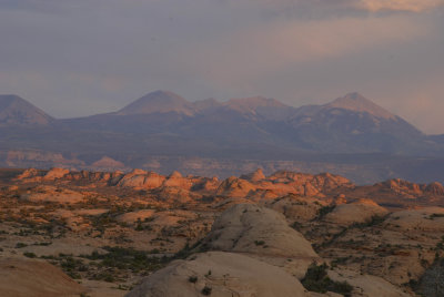 Arches sunset.