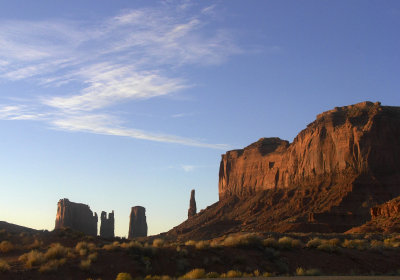 sunrise monument valley