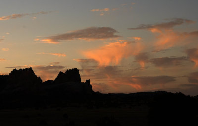 sunrise near Window Rock