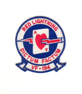 VF 194  RED LIGHTNING