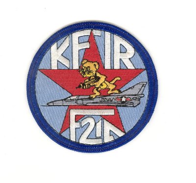 IAI F 21 KFIR PATCHES
