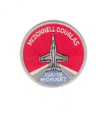 MCDONNELL DOUGLAS/ BOEING F/A18 PATCHES
