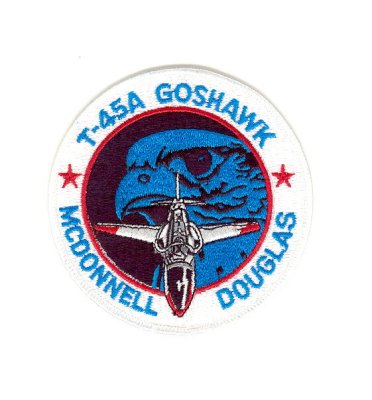 MCDONNELL DOUGLAS/BOEING T 45 GOSHAWK PATCHES