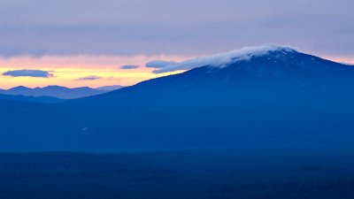 Dusk at Crater Lake