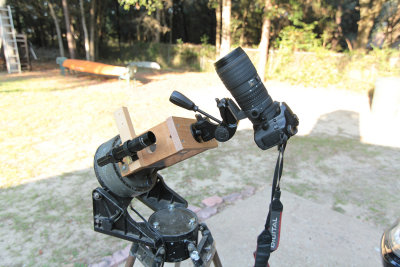 Improved C8 mount camera platform