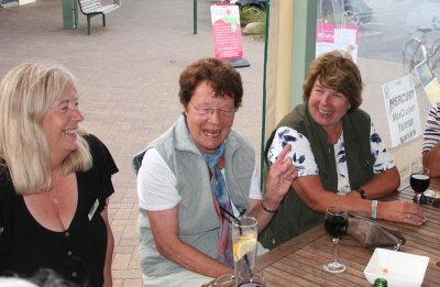 the ladies are liquored up