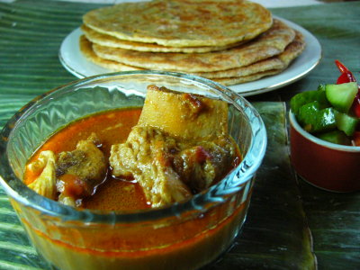 Kari Iga & Roti Paratha