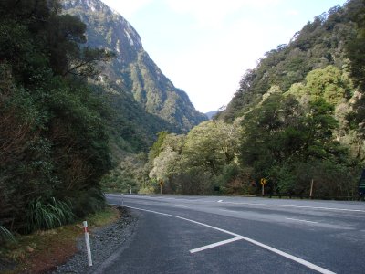 Road near Makarora