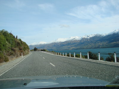 south island road - Lake Wanaka