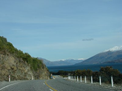 approaching Lake Wanaka