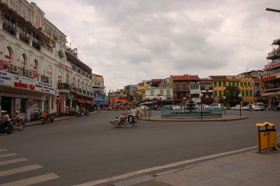 suasana bagian kota lama Hanoi