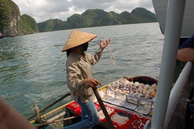 a sea trader selling the Pearl