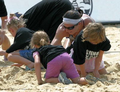 Misty May Treanor and AVP Game Kids