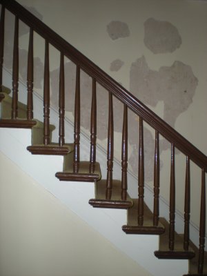 Staircase in a Yellow House
