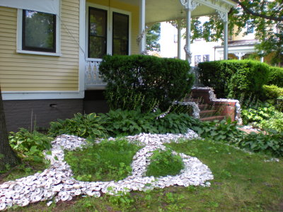 Outside a Yellow House