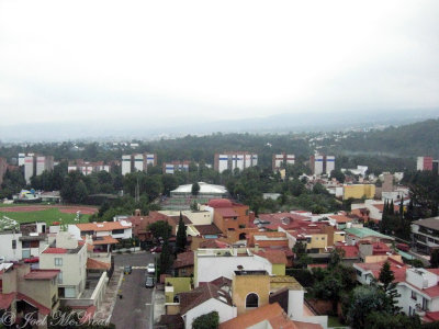 Mexico City viewed from 7th floor hotel room