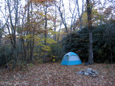 Rabun Bald campsite