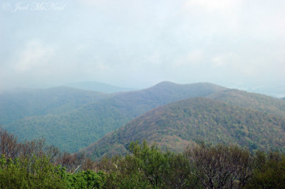 view from Brasstown Bald (highest point in GA)