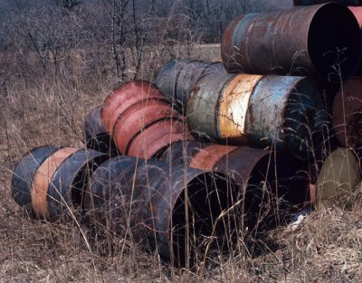 Old Rusty Barrels