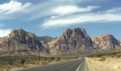 On the road to Red Rock