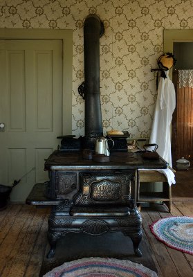 Stove in the Mary Hafford House