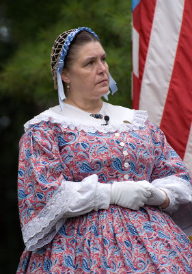 Donna Daniels as Mary Lincoln.