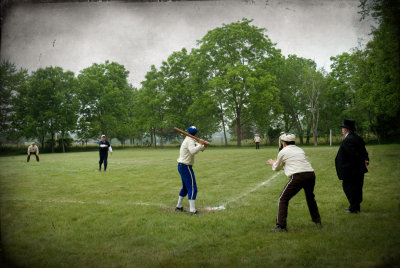 Base Ball Match at Ward School Field.