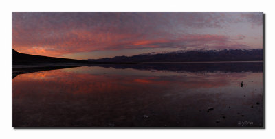 Reflection of Telescope Peak from Badwater