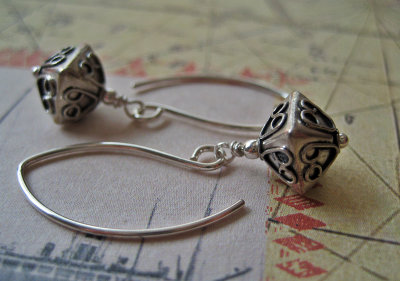Bali sterling silver earrings