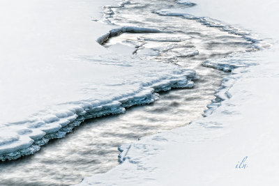 icy river