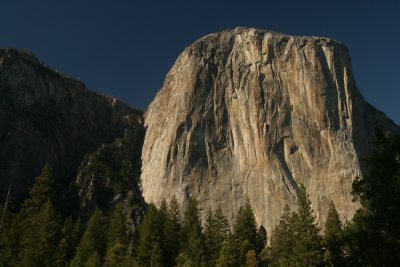 EL CAP VIEWED FROM YOSEMITE VALLEY