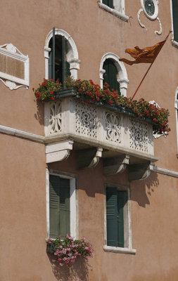 WINDOW ON THE CANAL IN VENICE