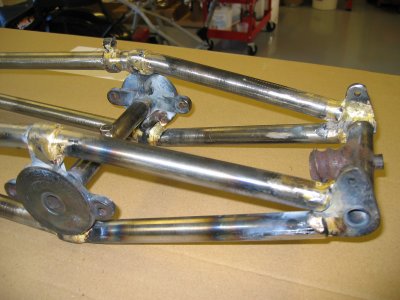 Girder fork after repair