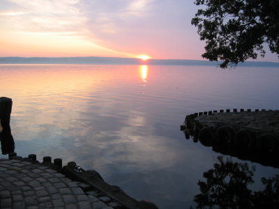 Sunset at Esrum S, Denmark