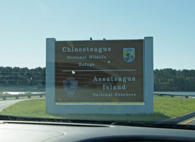 Entrance to island from car